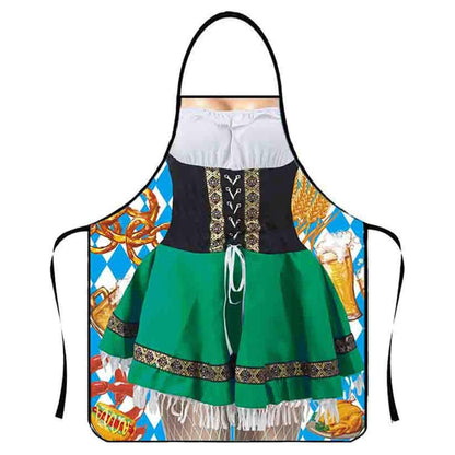 Couples Aprons Oktoberfest Style with Humour