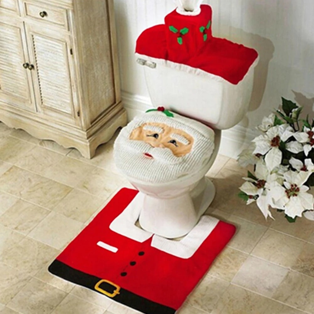 Creative Christmas Toilet seat cover