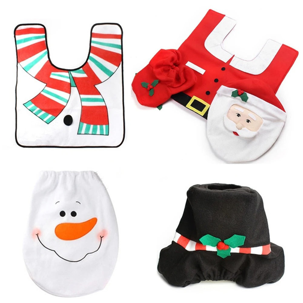 Creative Christmas Toilet seat cover