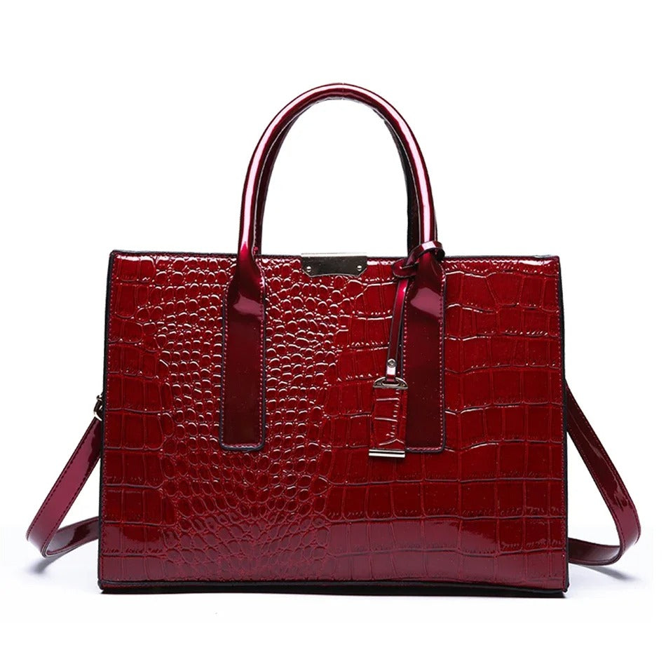 Crocodile print Tote Bag