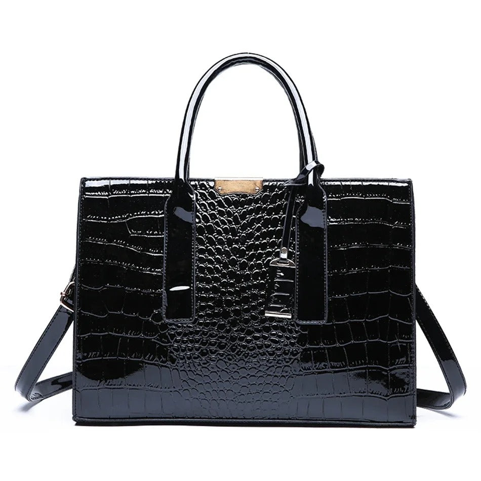 Crocodile print Tote Bag