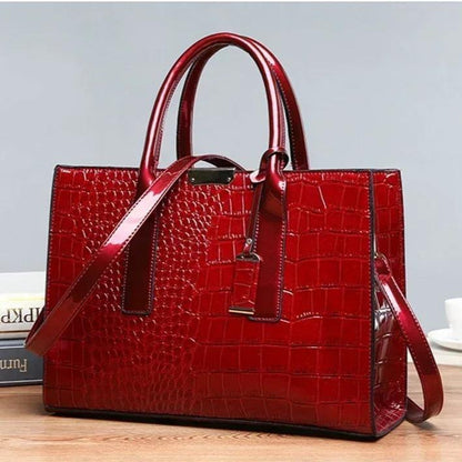 Crocodile print Tote Bag