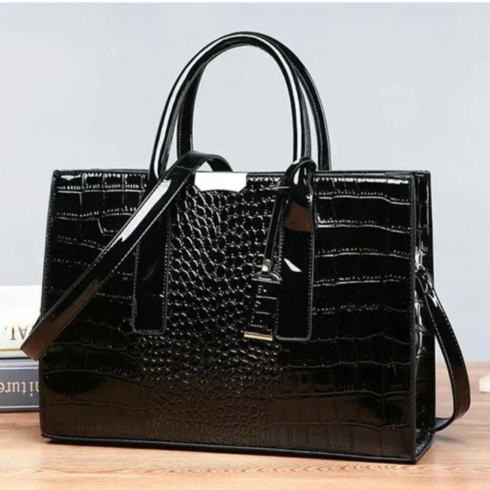 Crocodile print Tote Bag
