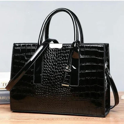 Crocodile print Tote Bag