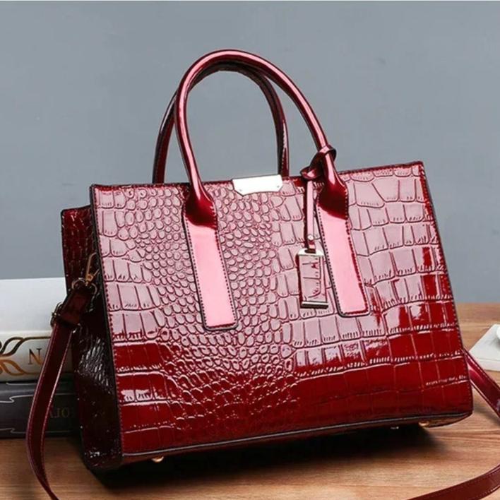 Crocodile print Tote Bag