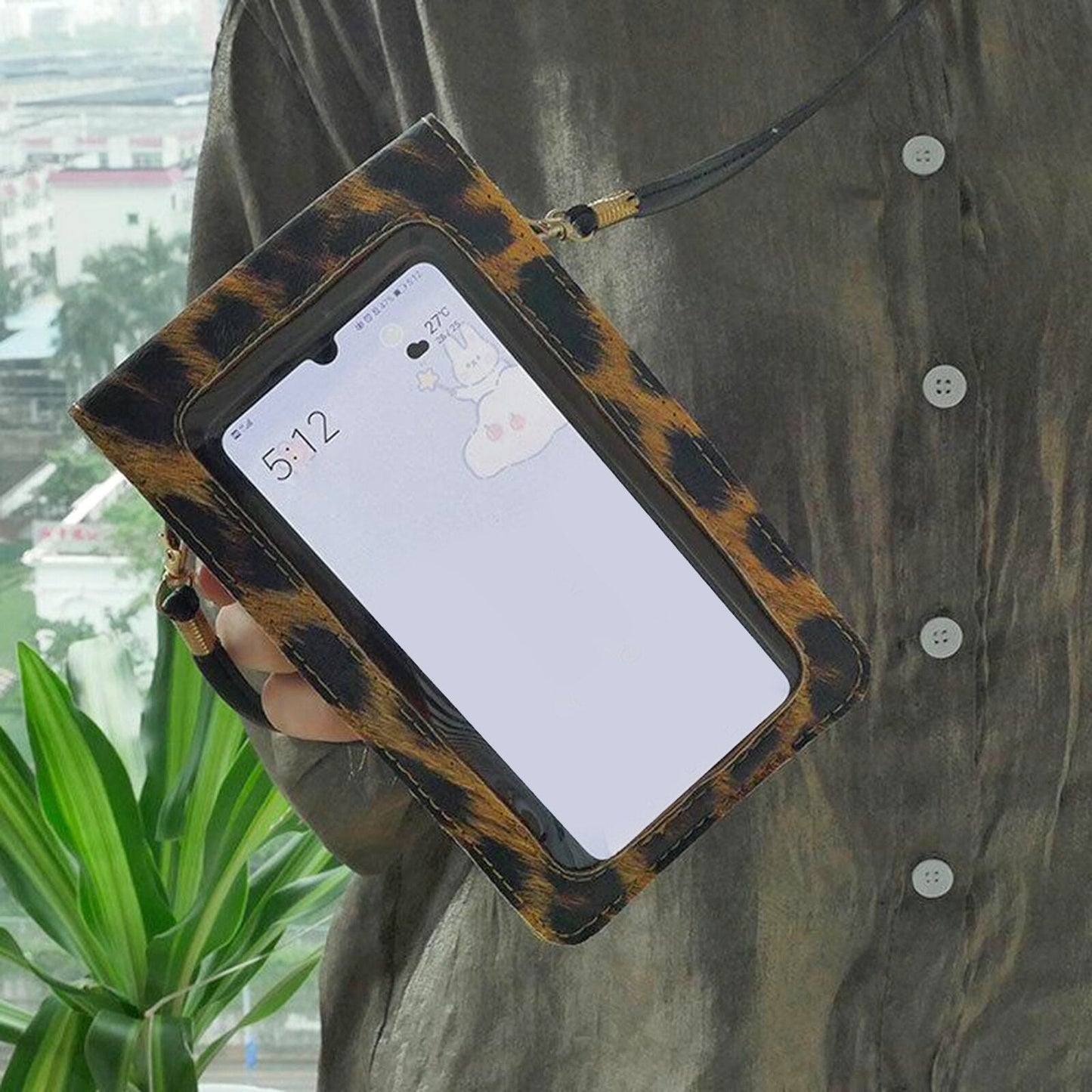 Crossbody Touchscreen Phone Wallet