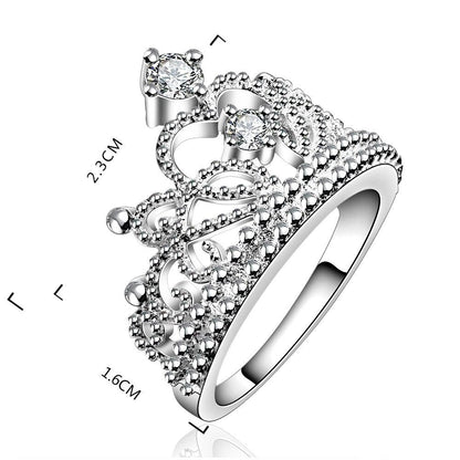 Crystal Crown Rings