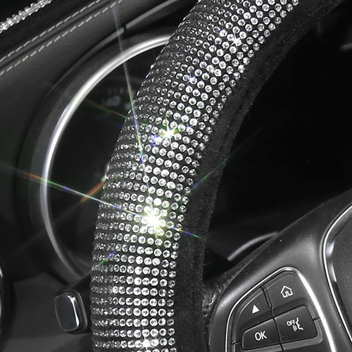 Crystal Steering Wheel Cover