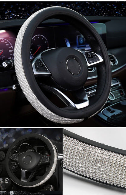 Crystal Steering Wheel Cover