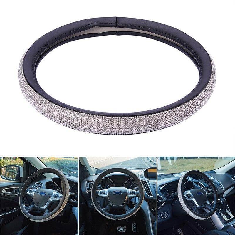Crystal Steering Wheel Cover