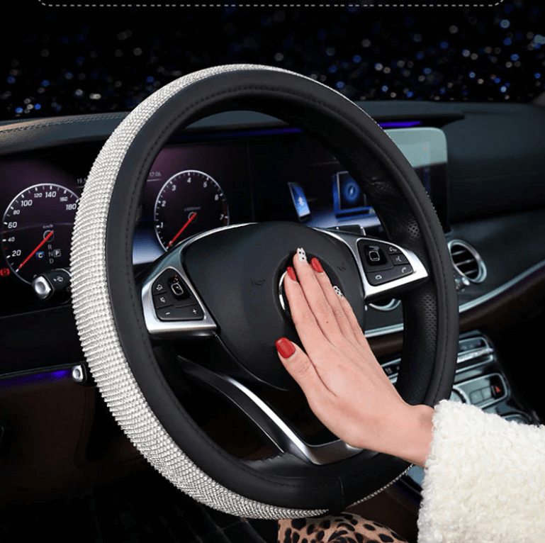 Crystal Steering Wheel Cover