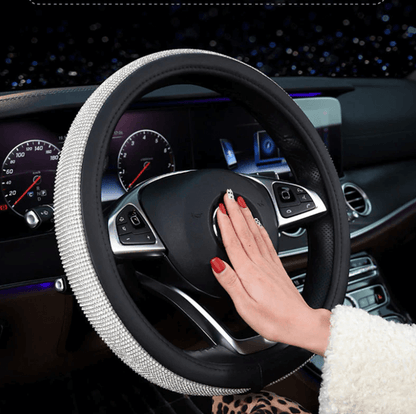 Crystal Steering Wheel Cover