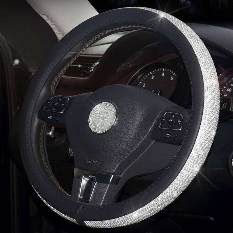 Crystal Steering Wheel Cover