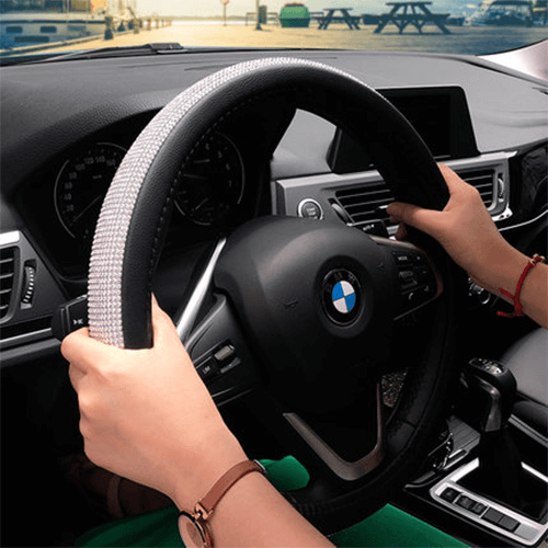 Crystal Steering Wheel Cover