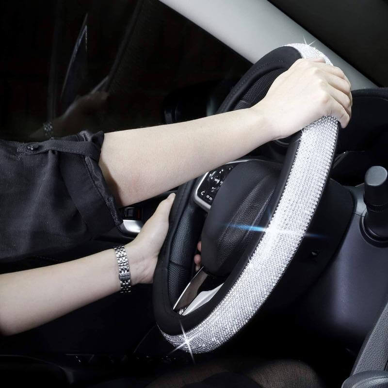 Crystal Steering Wheel Cover