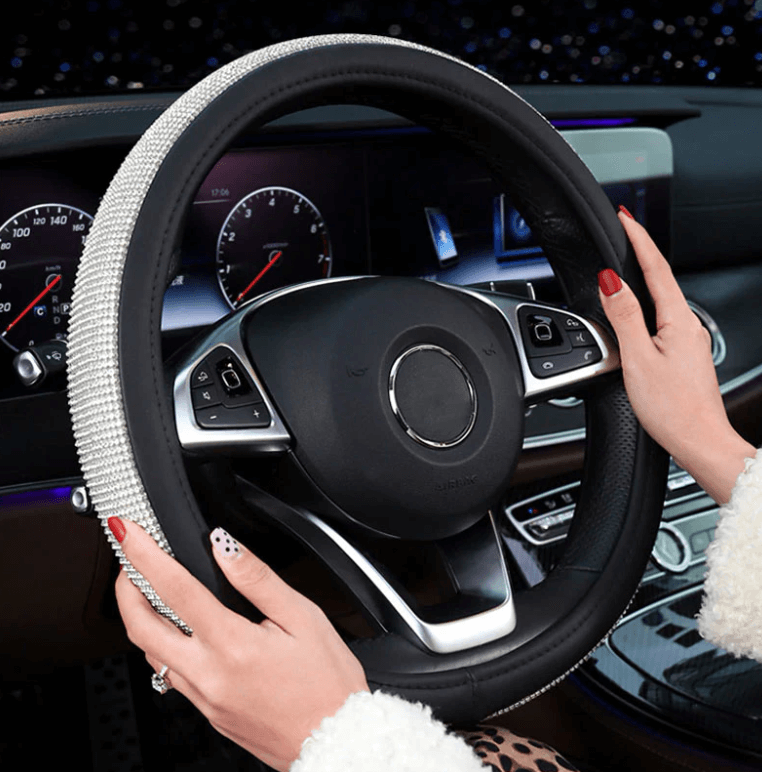 Crystal Steering Wheel Cover