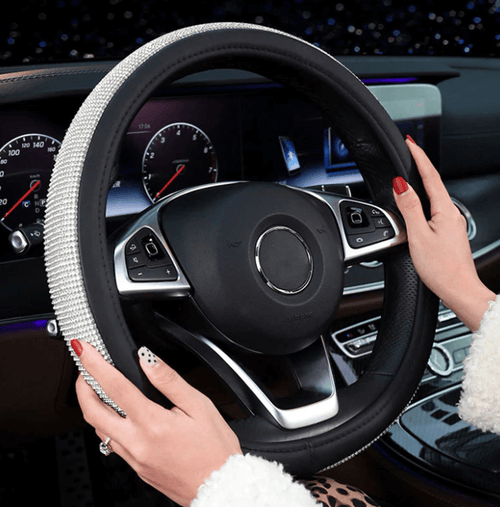 Crystal Steering Wheel Cover
