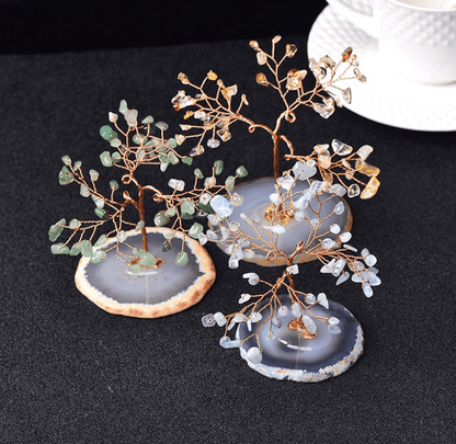 Crystal Tree of Life Desk Sculpture