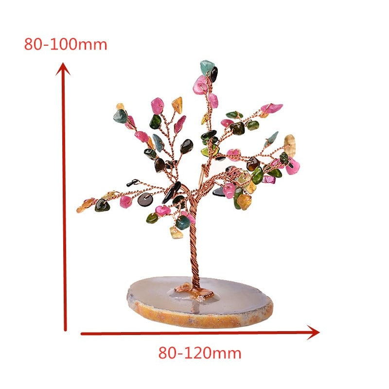 Crystal Tree of Life Desk Sculpture