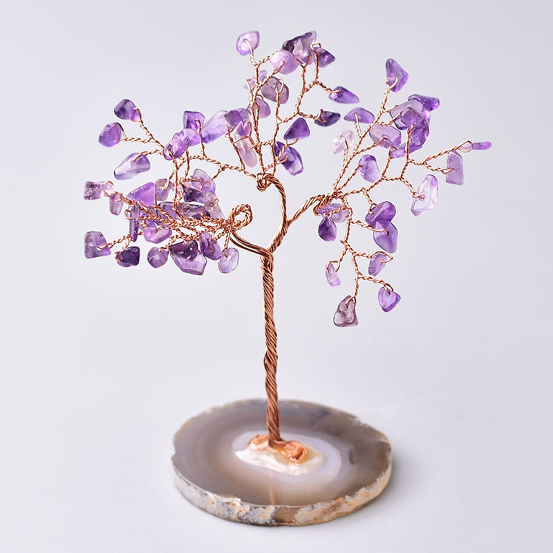 Crystal Tree of Life Desk Sculpture
