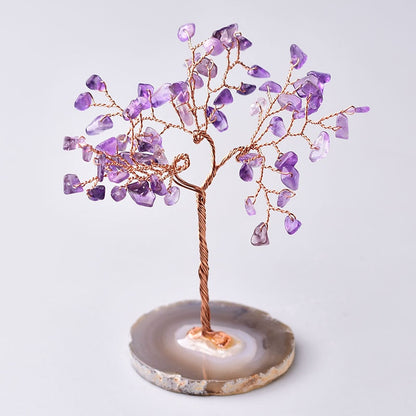 Crystal Tree of Life Desk Sculpture