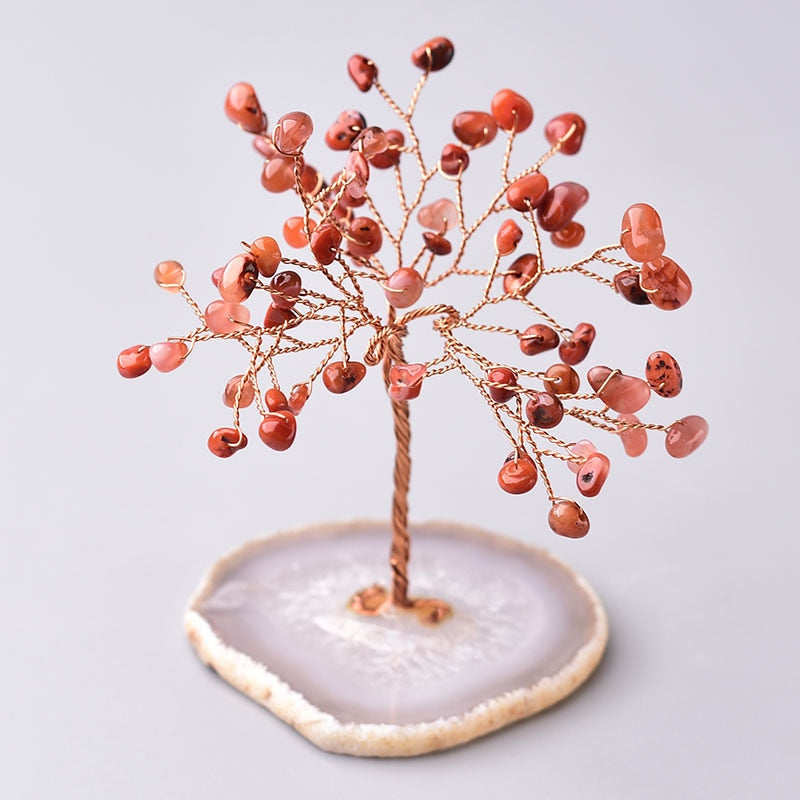Crystal Tree of Life Desk Sculpture