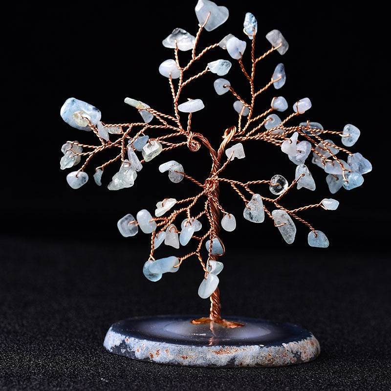 Crystal Tree of Life Desk Sculpture