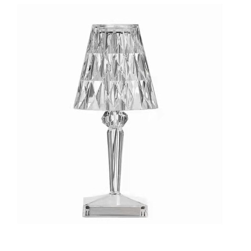Crystal bedside lamp