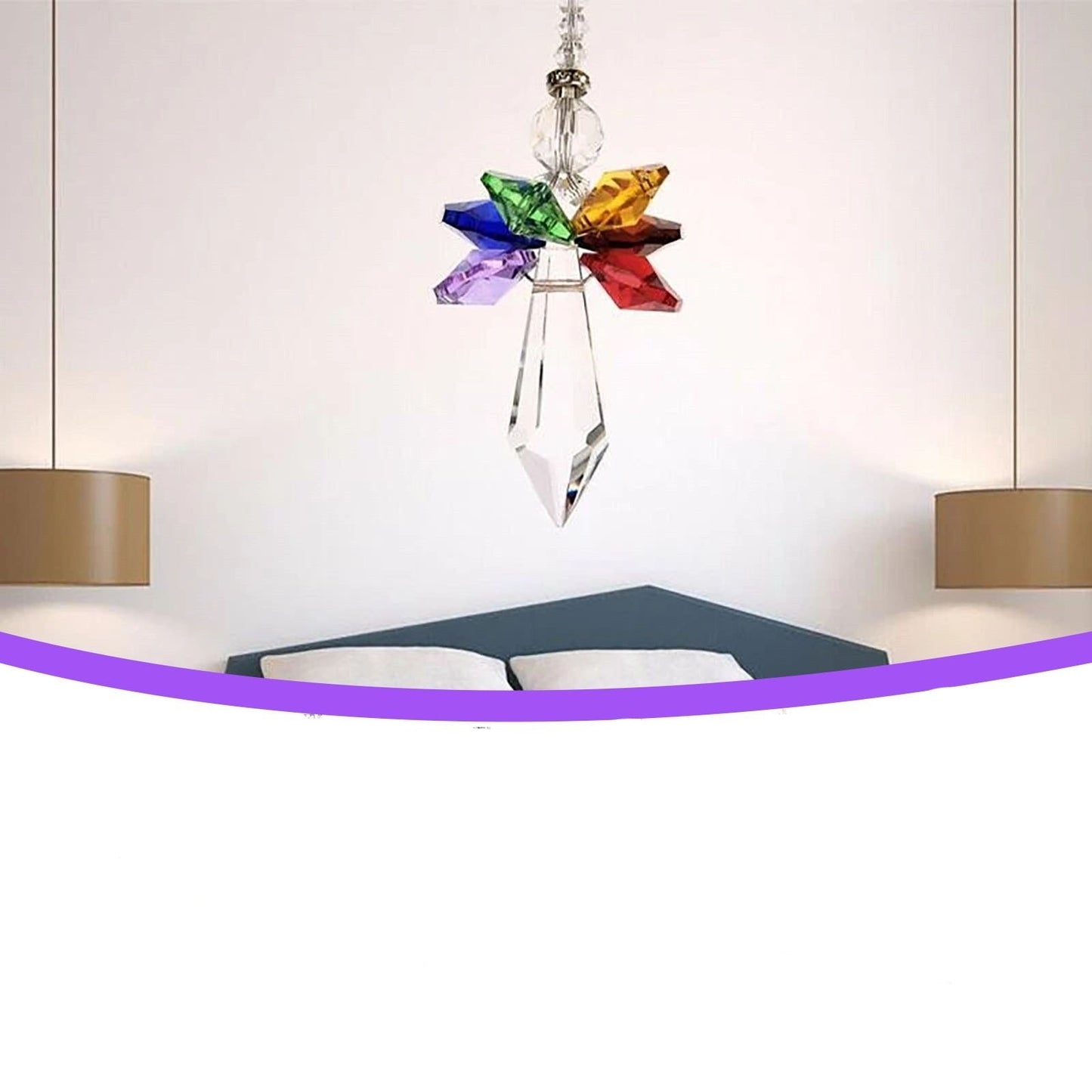 Crystal rainbow angel - Chakra prism