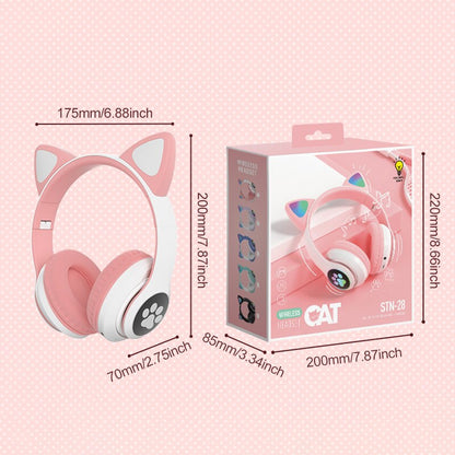 Cute Cat Ear Bluetooth Headphones