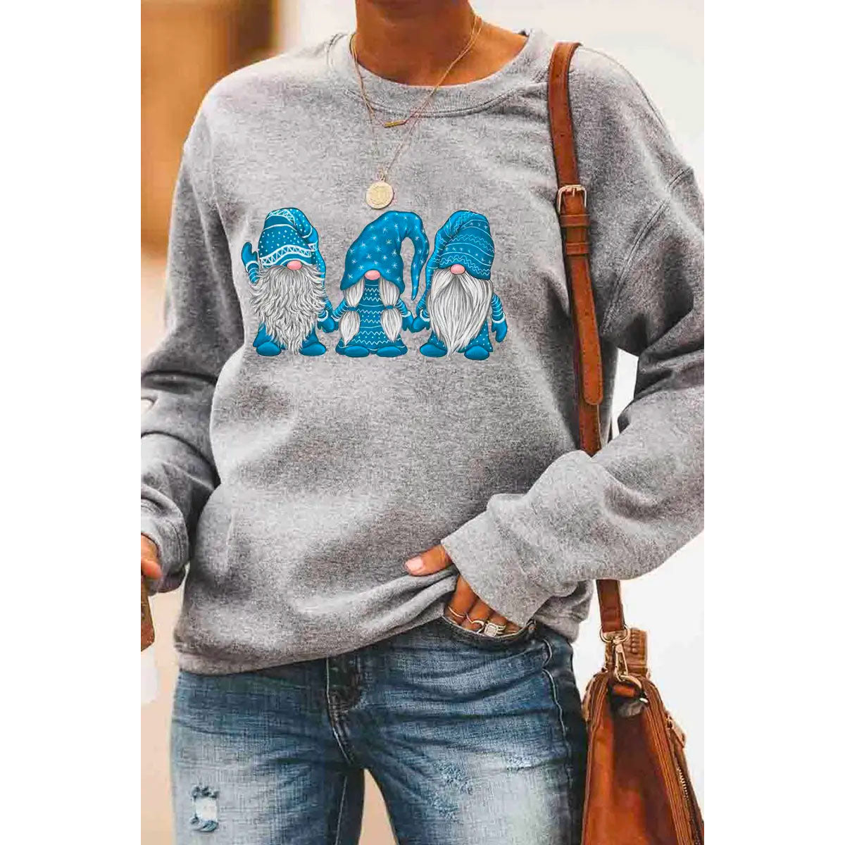 Cute Santa Graphic Sweater