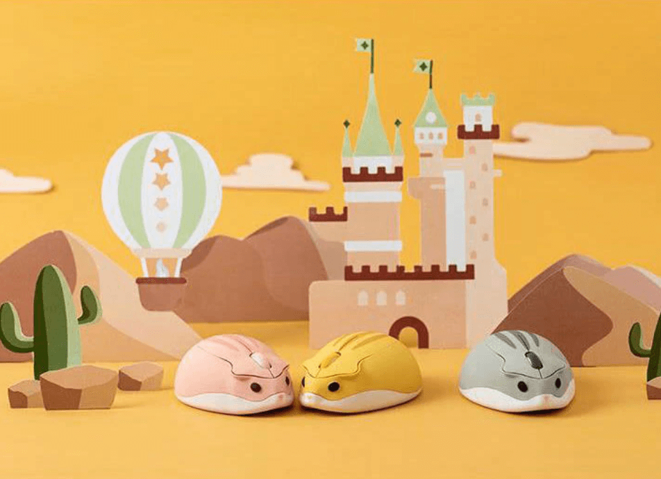Cute Wireless Hamster Mouse