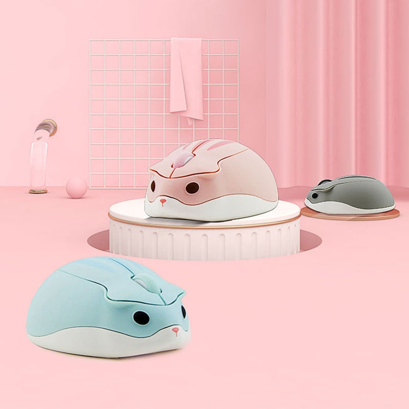 Cute Wireless Hamster Mouse