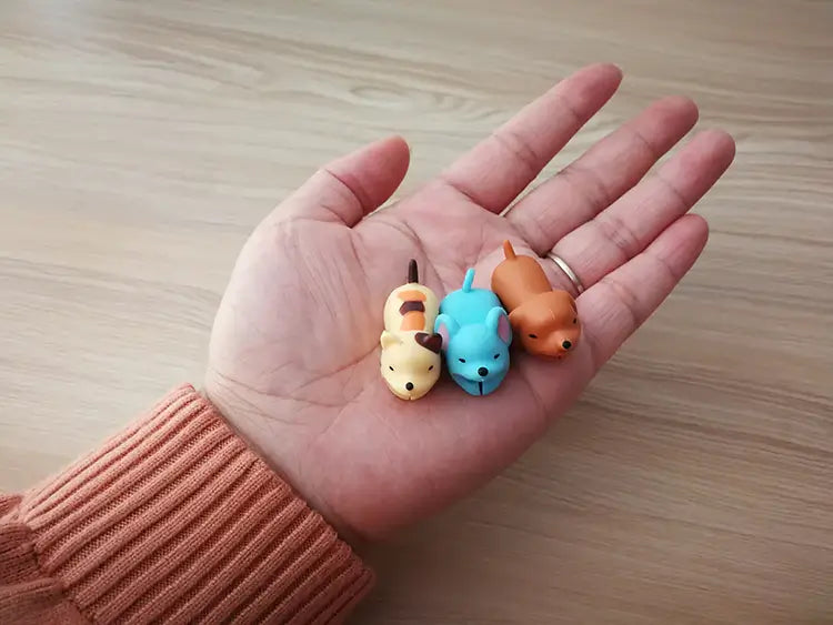 Cute animal bite cable protector