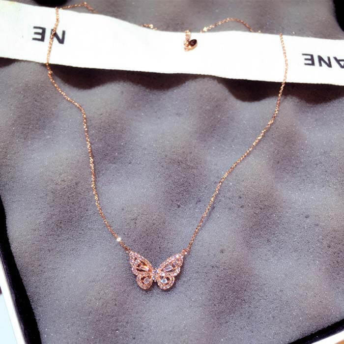 Dainty Butterfly Necklace