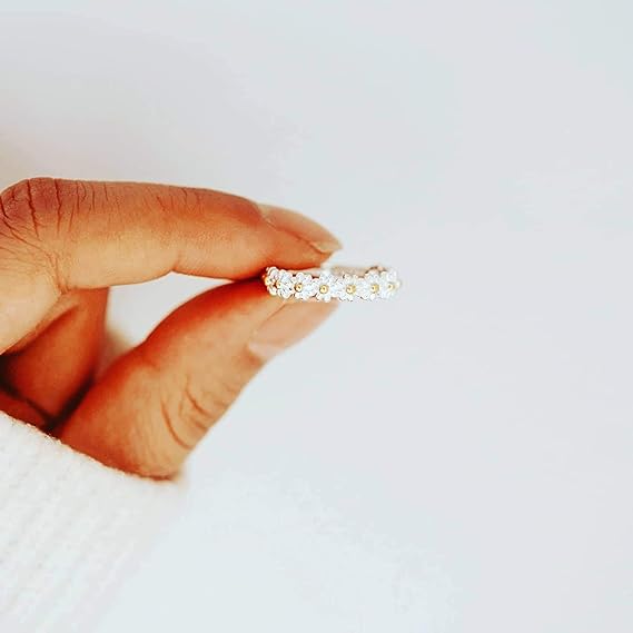 Daisy Plum Ring