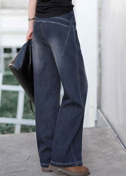 Women's Baggy Denim Trousers High Waist