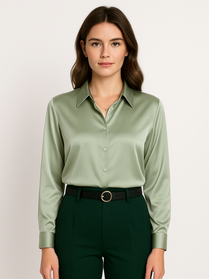Dames Blouse Met Knopen