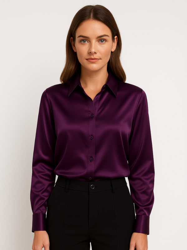 Dames Blouse Met Knopen