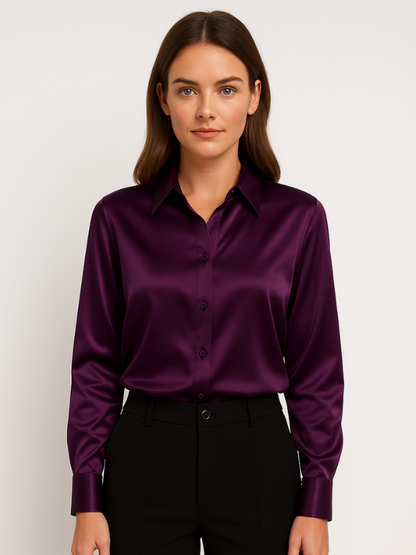 Dames Blouse Met Knopen