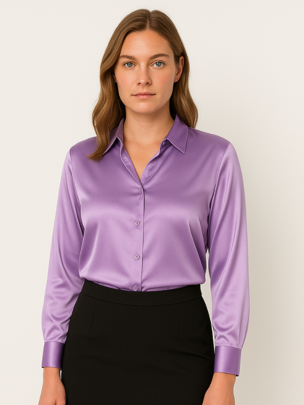 Dames Blouse Met Knopen