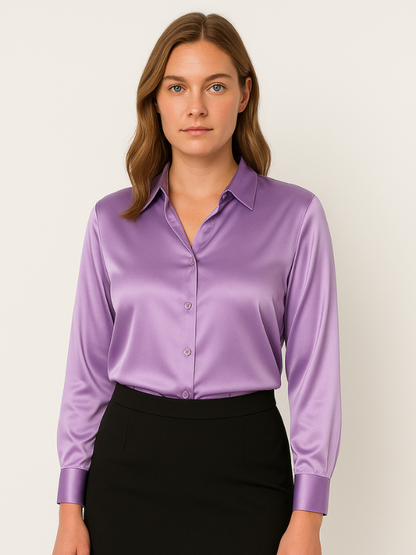 Dames Blouse Met Knopen