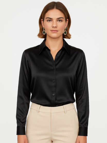Dames Blouse Met Knopen