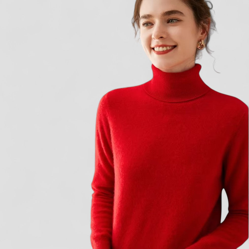 Women's turtleneck Luxury Knitted