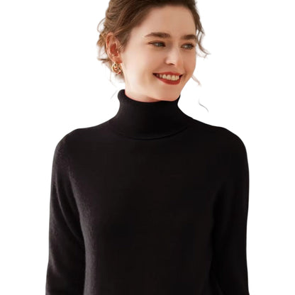 Women's turtleneck Luxury Knitted