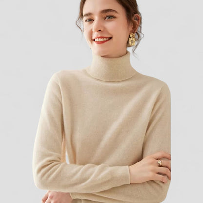 Women's turtleneck Luxury Knitted