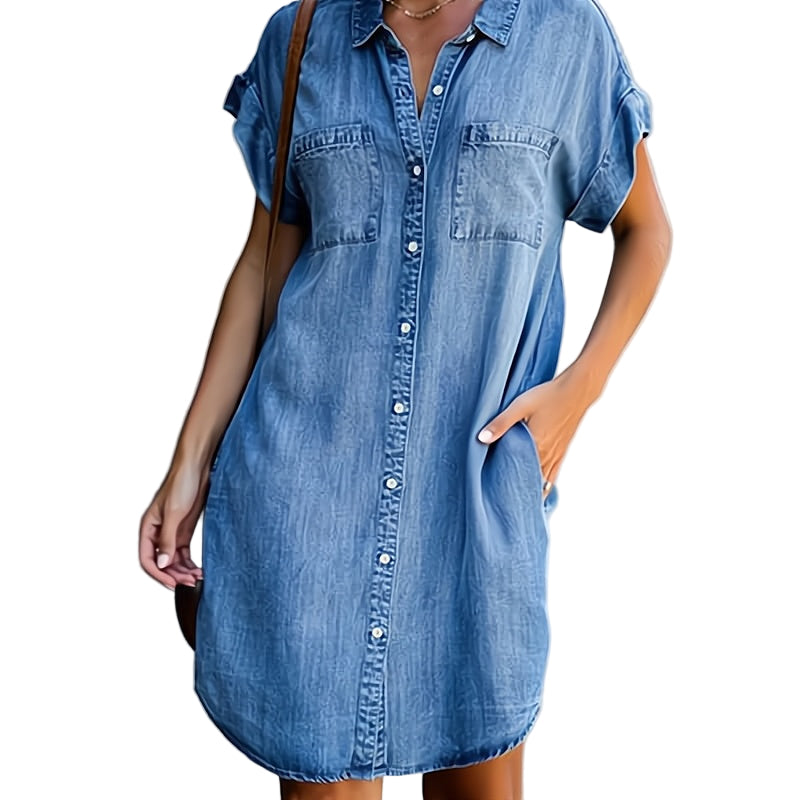 Women's Denim Dress Modern Design