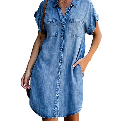 Women's Denim Dress Modern Design