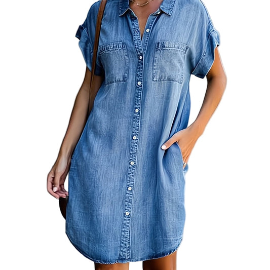 Women's Denim Dress Modern Design
