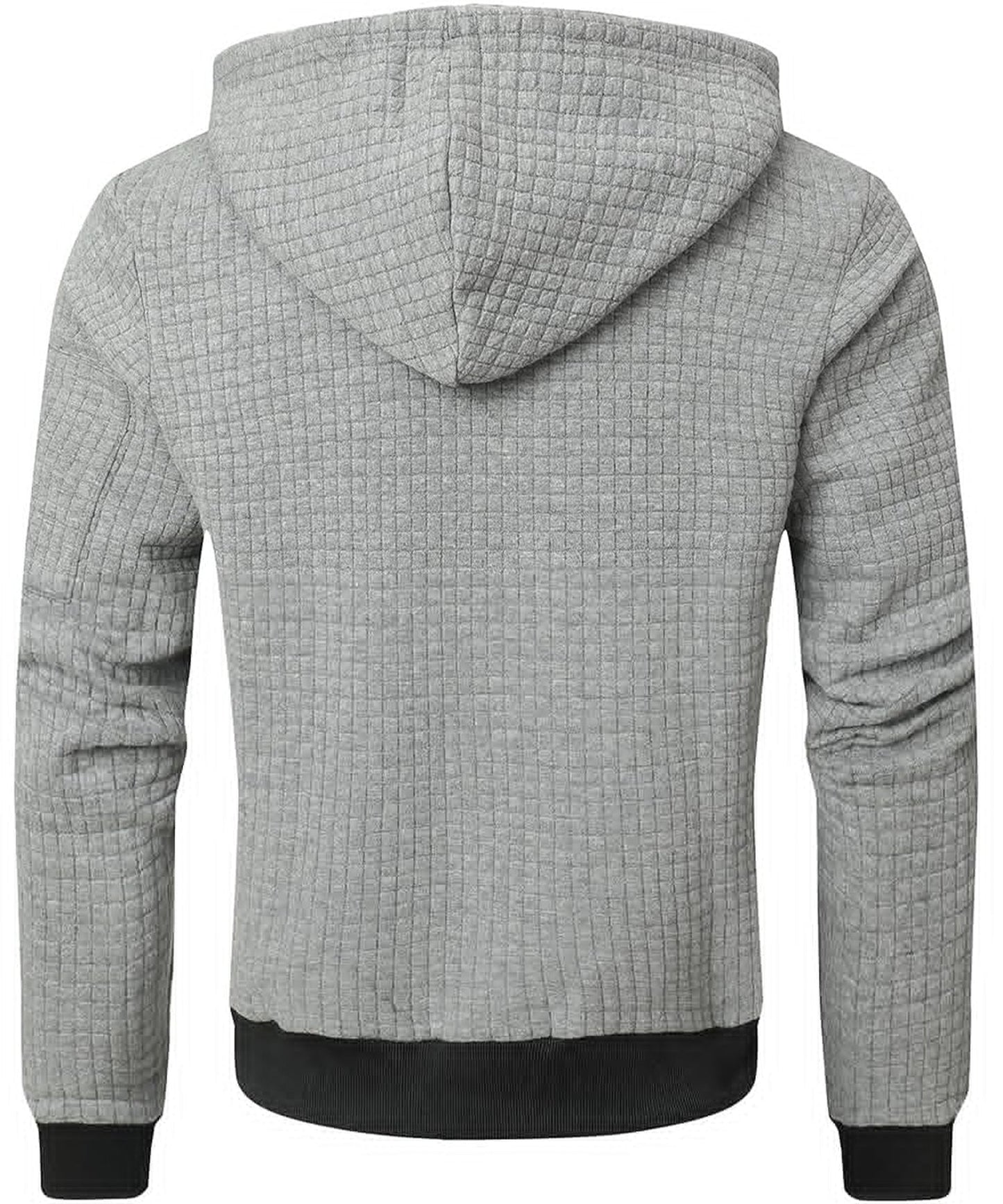 Men's Quilted Winter Jacket Insulated With Hood